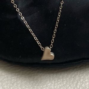 Tiny Heart Necklace gold plated on sterling silver